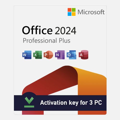 Microsoft Office Professional 2024 for Windows 10/11 (Instant Delivery) (3 pc)
