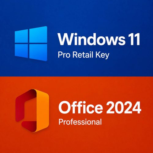 BESTSELLER BUNDLE: Windows 11 Pro + Microsoft Office Professional 2024