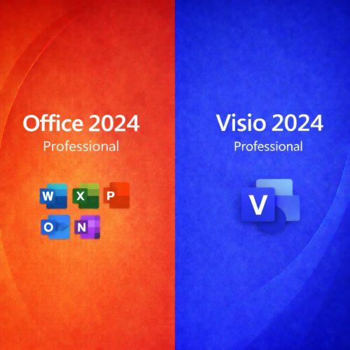 BUNDLE: Microsoft Office Professional 2024 + Microsoft Visio 2024