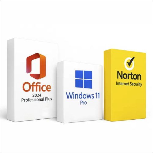 Bundle: Microsoft Windows 11 Pro + Office 2024 Pro + Norton 360 Premium