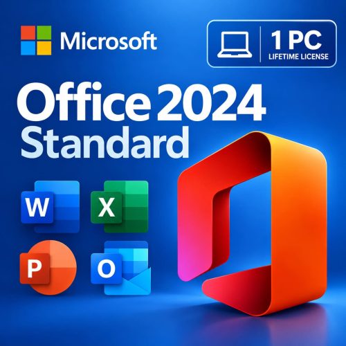 Microsoft Office Standard 2024 (Windows 10/11, Instant Delivery)