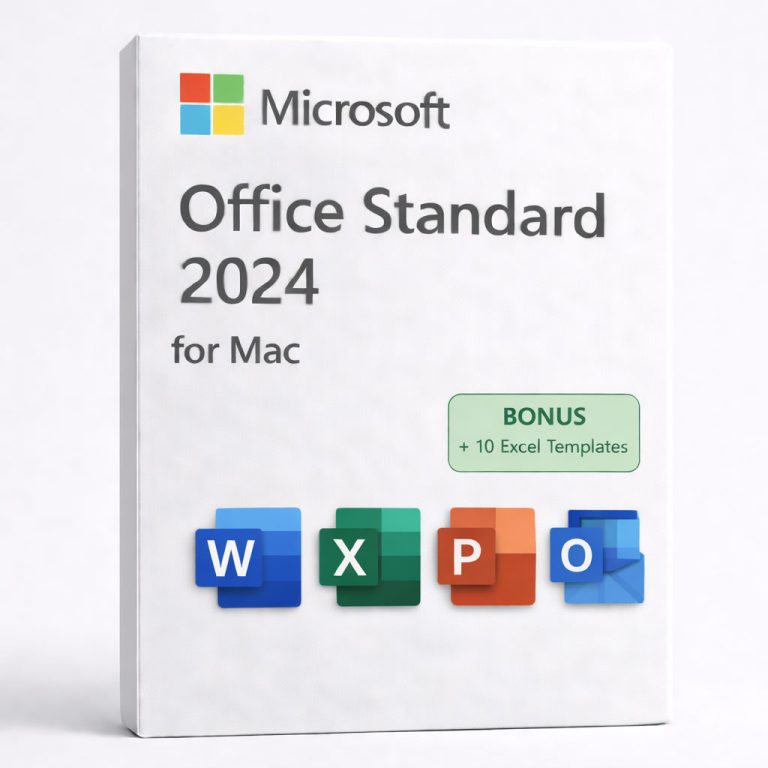 Microsoft Office Standard 2024 for Mac (Instant Delivery) + 10 Excel ...