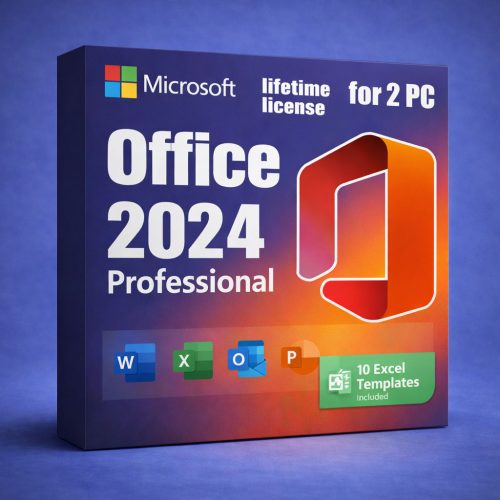 Microsoft Office Professional 2024 for Windows 10/11 (Instant Delivery) (2 PC)