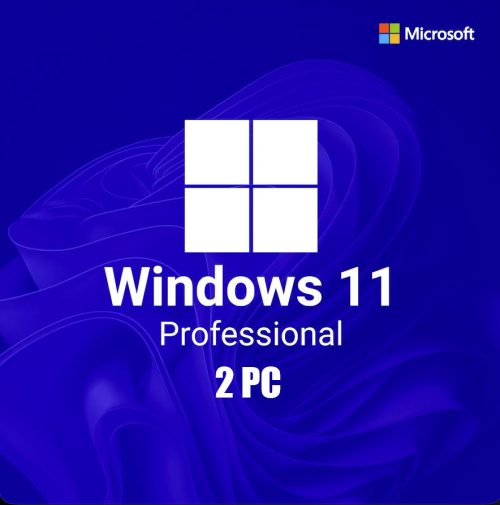 Microsoft Windows 11 Pro Digital License (2 PC)