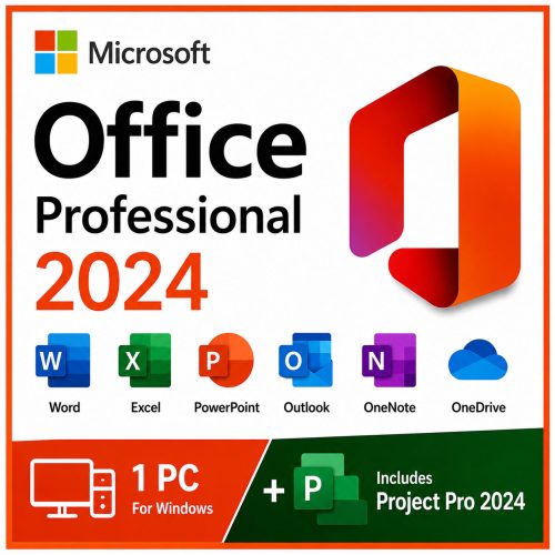 MICROSOFT BUNDLE pro: Microsoft Office Professional 2024 + Project Pro
