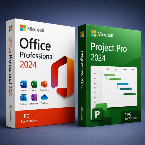 MICROSOFT BUNDLE pro: Microsoft Office Professional 2024 + Project Pro