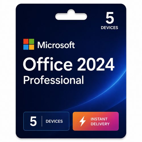 Microsoft Office Professional 2024 for Windows 10/11 (Instant Delivery, 5 PC)